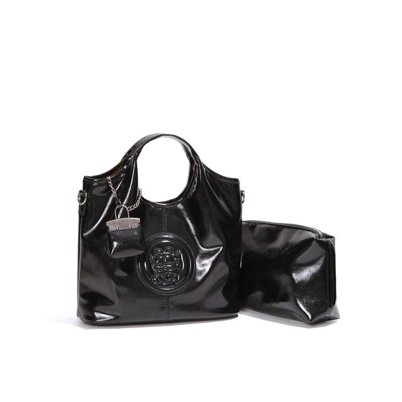 Leather Pictot Bag - Single Shoulder Bag for Women, Handbag with A Minimalist Style