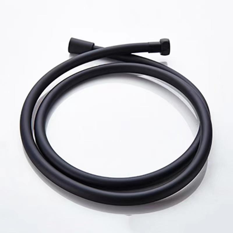 Matte Black Plumbing PVC Flexible Shower Hose for Bathroom Shower Head Shower Bidet Hose
