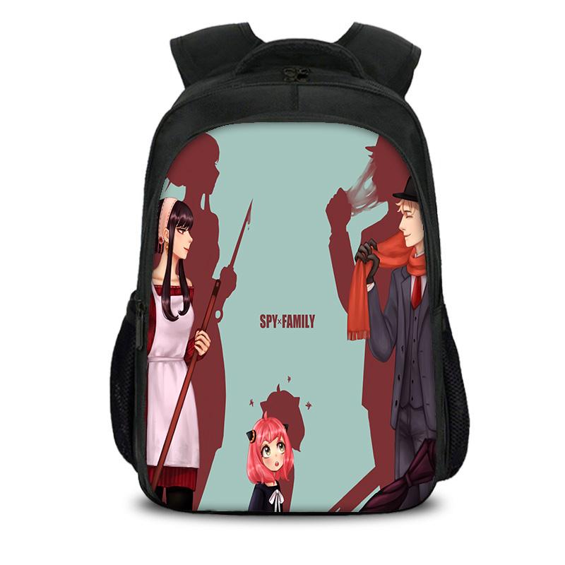 SPY×FAMILY Double Layer Backpack Durable, Trendy, Versatile, Large Capacity Cartoon School Boy and Girl Birthday Best Gift