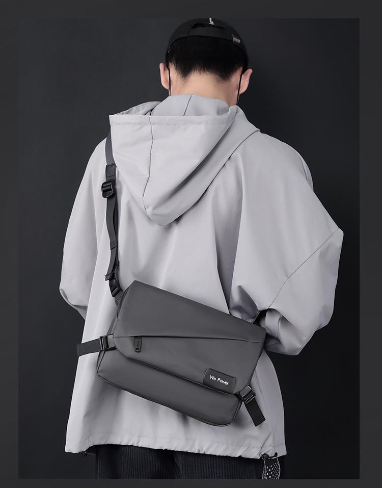 Men's Trendy Casual Messenger Bag - Multifunctional Shoulder Bag for Commuting, Travel, and Outdoor Activities