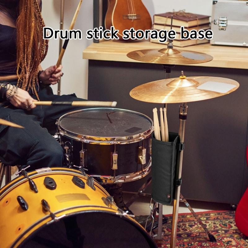 Nylon Drum Stick Holder Drumstick Organizer Waterproof Protective Carrying Storage Bag Nylon Drumstick Container Bag