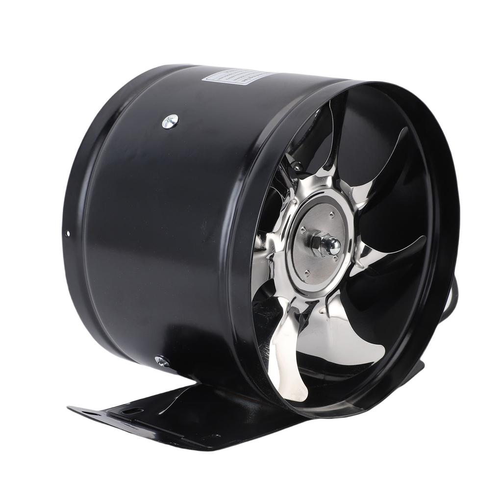 Portable Range Hood 8in Strong Wind Low Noise Cooking Exhaust Fan with Base for Indoor Hot Pot RV Kitchen Black