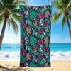 1Pc Christmas Holiday Beach Towel Quick Dry Multiuse For Beach Pool Gym Yoga Home Travel Christmas Halloween Xmas Gift S1130