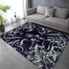 Multiple Sizes Octopus with Entwined Tentacles Carpet for Living Room Bedroom Sofa Home Decor Rug Non-slip Floor Mat Luxury Gift