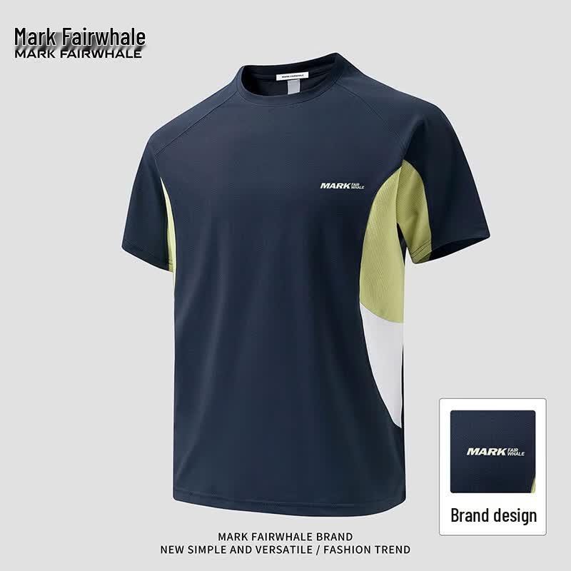 

Mark Fairwhale Men s Outdoor Color-Block Quick-Dry Cycling T-Shirt 2XL