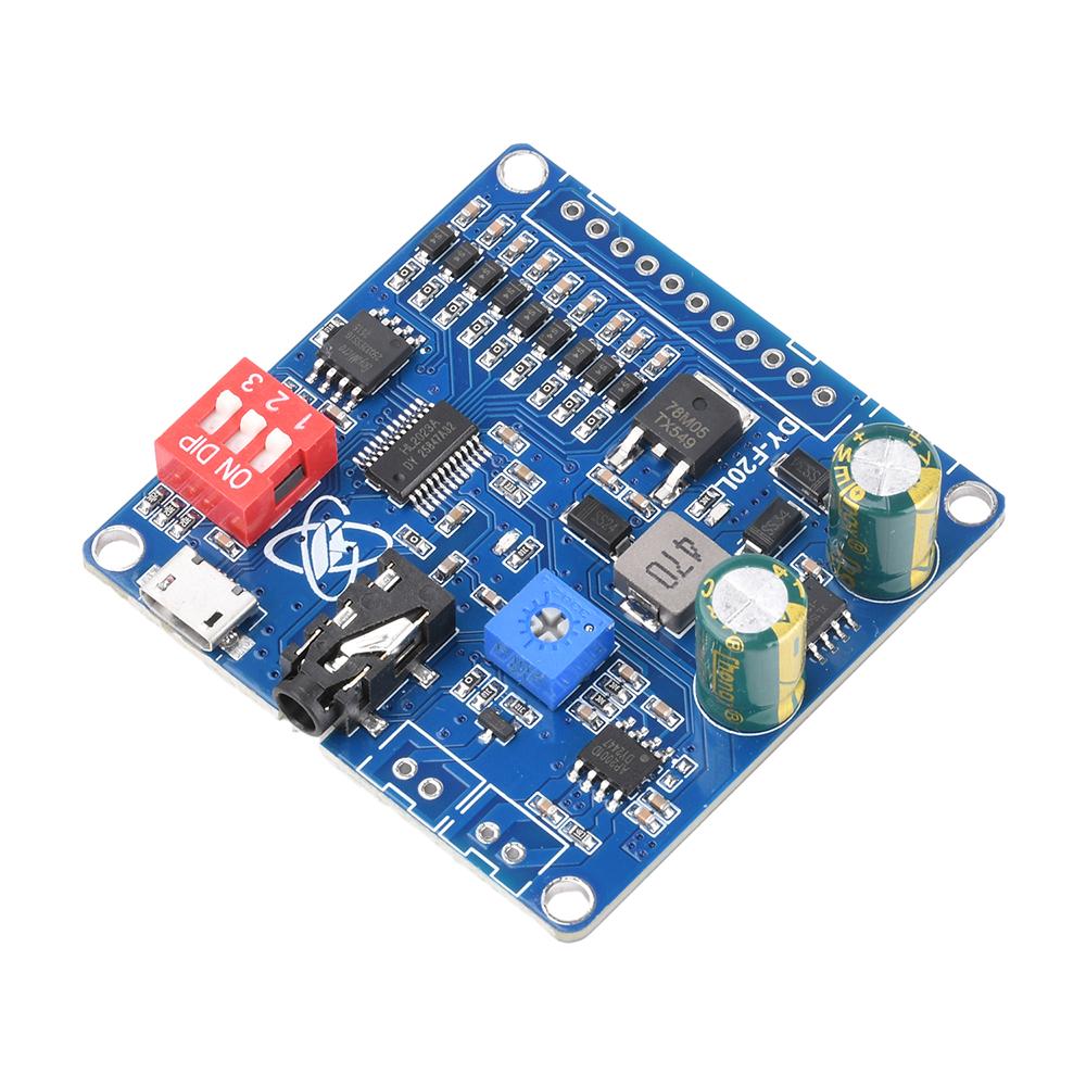 

DC 6-35V 9-Channel Voice Playback Module DY-F20L Low Level Triggered Audio Module With 20W Amplifier For Industrial Sites