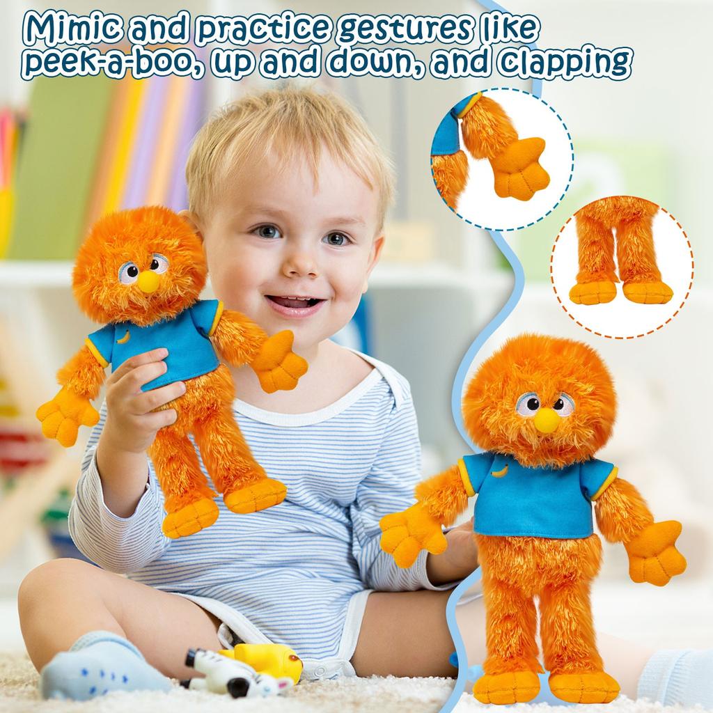Herbie Cuddle & Comfort Friend - 11 Inch Plush Doll, Toddler Toys For Girls & Boys Ages 6 Months To 3 Years And Up