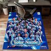 M-Messi Design Area Rug Personalized Name- Non-Slip, Soft & Cozy Floor Mat for Living Room, Office - Indoor/Outdoor Carpet
