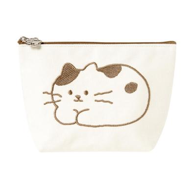 Brown Tabby Cat Embroidery Pouch (37003268)