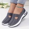 Women'S Shoes 2025 New Style, Breathable Knitted Shoes for Women, Trendy Lace-Up Sports Shoes for Cross-Border Trade