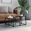 VidaXL Coffee Table Black 68x68x40 Cm Engineered Wood 837747