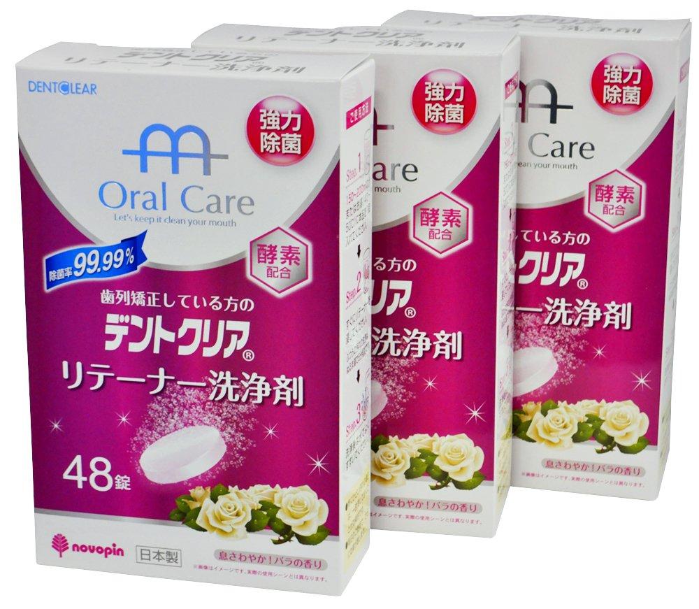 

Dent Clear Retainer Cleaner Rose Scent 144 таблетки Таблетки x 3 (48 набор)