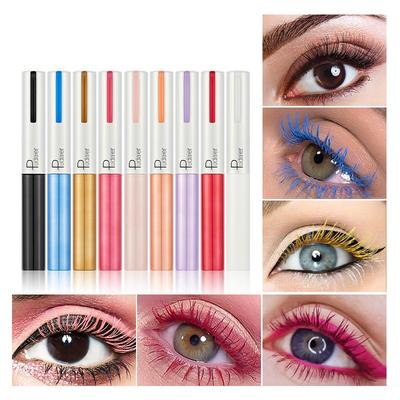 Bunte wasserfeste Mascara Lang anhaltend, Volumen gebend & Wimpern formend für dramatische Wimpern | 9 leuchtende Farbtöne