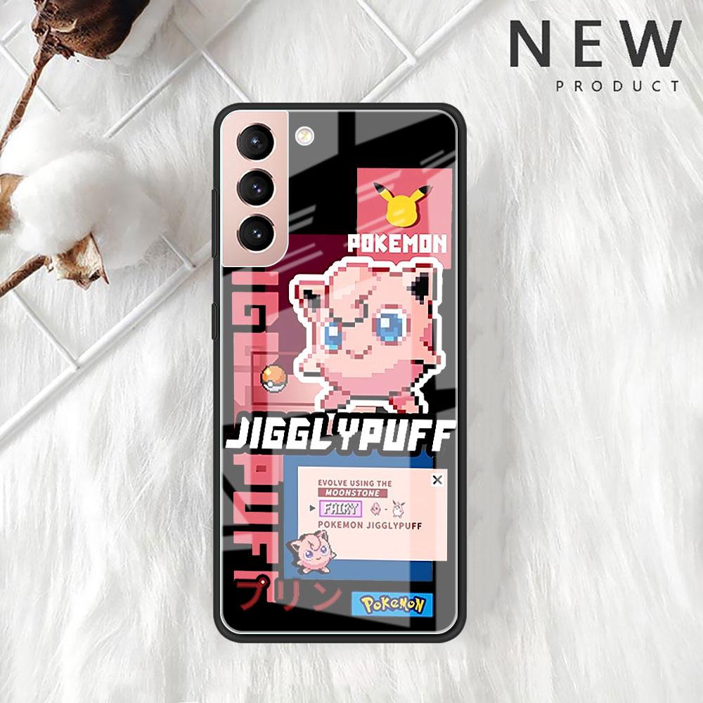 

Милый стеклянный чехол Pokemon Pikachu для Samsung Galaxy S22 S20 FE S21 Plus, чехол для телефона S10 5G S9 Note 20 Ultra 10 Lite Shell Samsung S21 5G