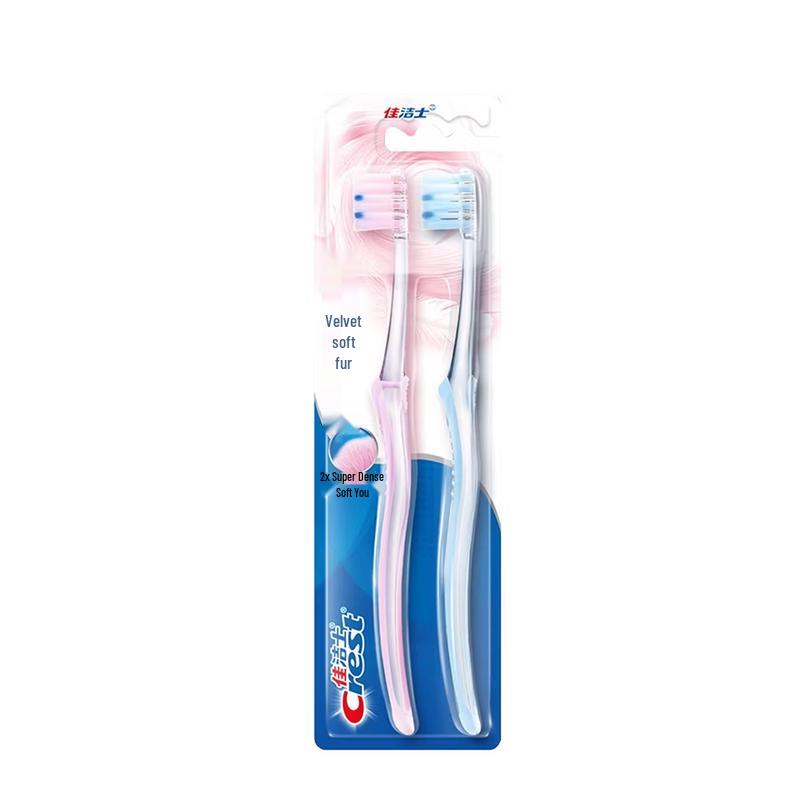 Crest Velvet Gum Care Toothbrush, 2-Pack