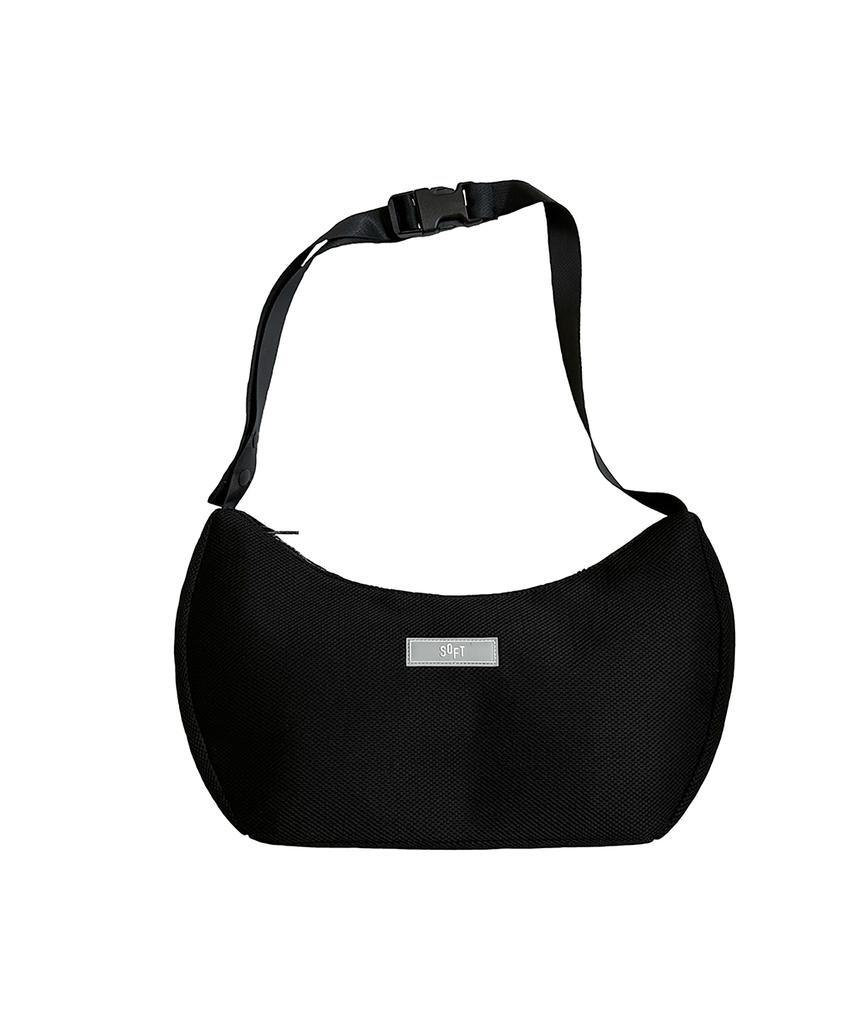 Soft Seoul Mesh Easy Shoulder Bag_Black