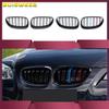 Car Front Kidney Grill Gloss Black M Color For BMW 5 Series E60 E61 2003 - 2010 M5 520i 523i 525i 528i 530i 535i 540i 520d 530dd