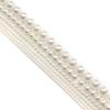 1String, Romantic Sweet Natural Shell White Beads 2/4/6/8/10mm, 38cm Strand for DIY Valentine's Day Bracelet Necklace Gift Making, Women Jewelry Craft