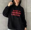 Trendy American Fleece Letter Hoodie: Women's Autumn/Winter Couple's Stylish and Versatile Top
