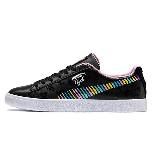 PUMA Bradley Theodore x Clyde  Black Prism Pink  Men s 369555-01 EU 36