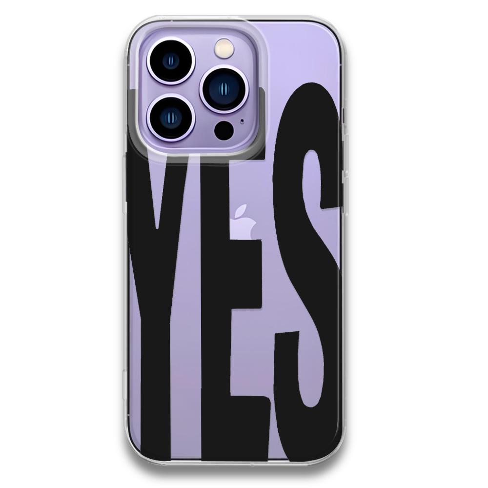 YES Personalized Art Letter Matte Semi Transparent Phone Case For iPhone 16 15 14 13 12 11 Pro XS Max XR 7 Plus Y2K Cover Funda