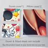 3Pcs Colorful Mickey Celebration Bedding Sets For All Sizes New 3D Printed Bed Cover Comforter Duvet Cover Pillowcase Bedroom Decoration