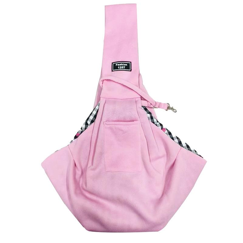 Lightweight Crossbody Bag Suitable for Dogs and Cats, Featuring Breathable Straps for Comfortable Travel. It'S Portable, Foldable,