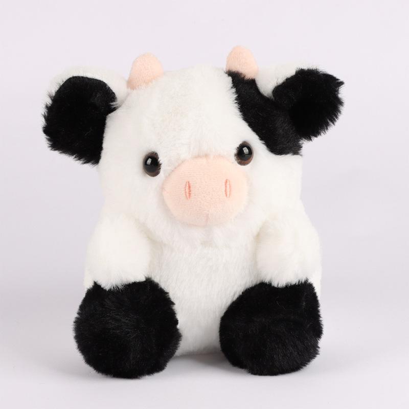 

20cm Dairy Cow Plush Toys Super Soft Skin-friendly Animal Dolls Exquisite Desktop Decorative Items Birthday Gifts For Friends 20cm