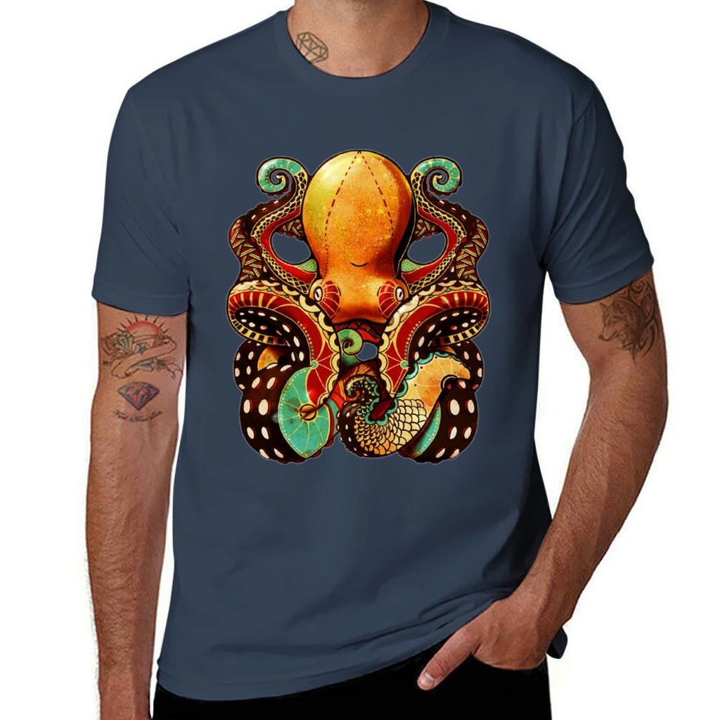 the octopus TShirt Work Duty Casual TShirt