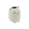 Ceramics Multi-Function Mini Cute Toothbrush Holder Creative Home Bathroom Storage Stand Makeup Pen Holder Ornament Decoration