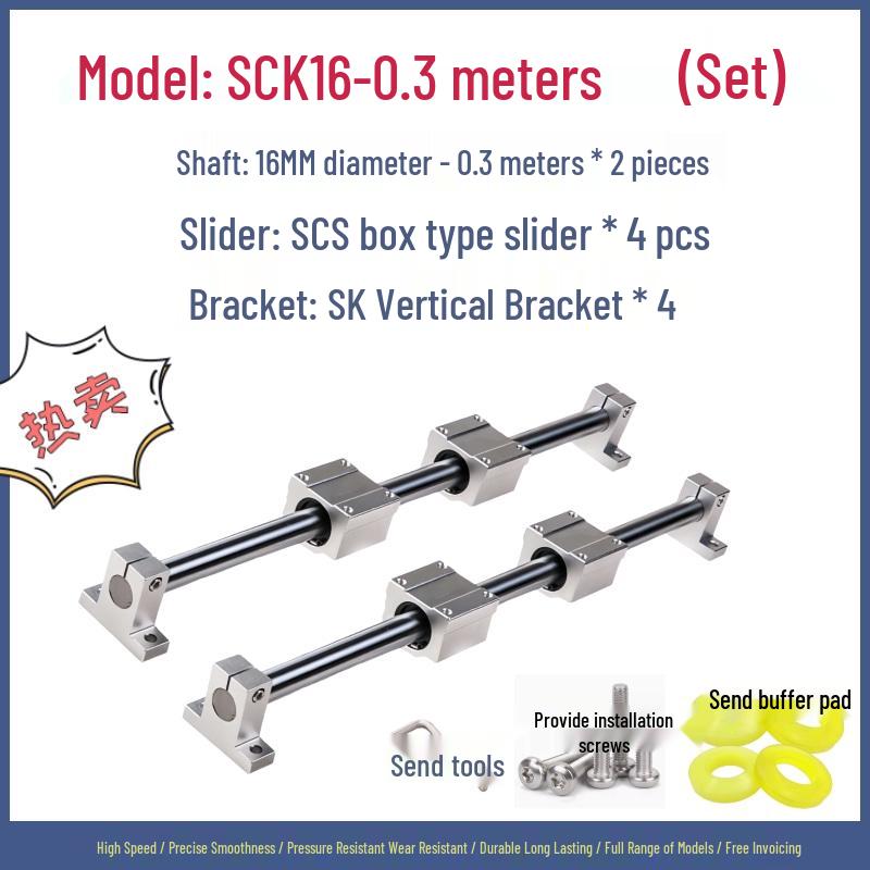Linear Guide Sliding Table Saw Rail Set for Woodworking