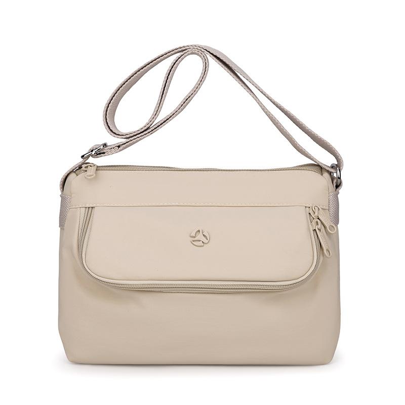 Lightweight Multi-Layer Crossbody Bag Women's Waterproof Nylon Bag Large Capacity Commuter Mother Bag