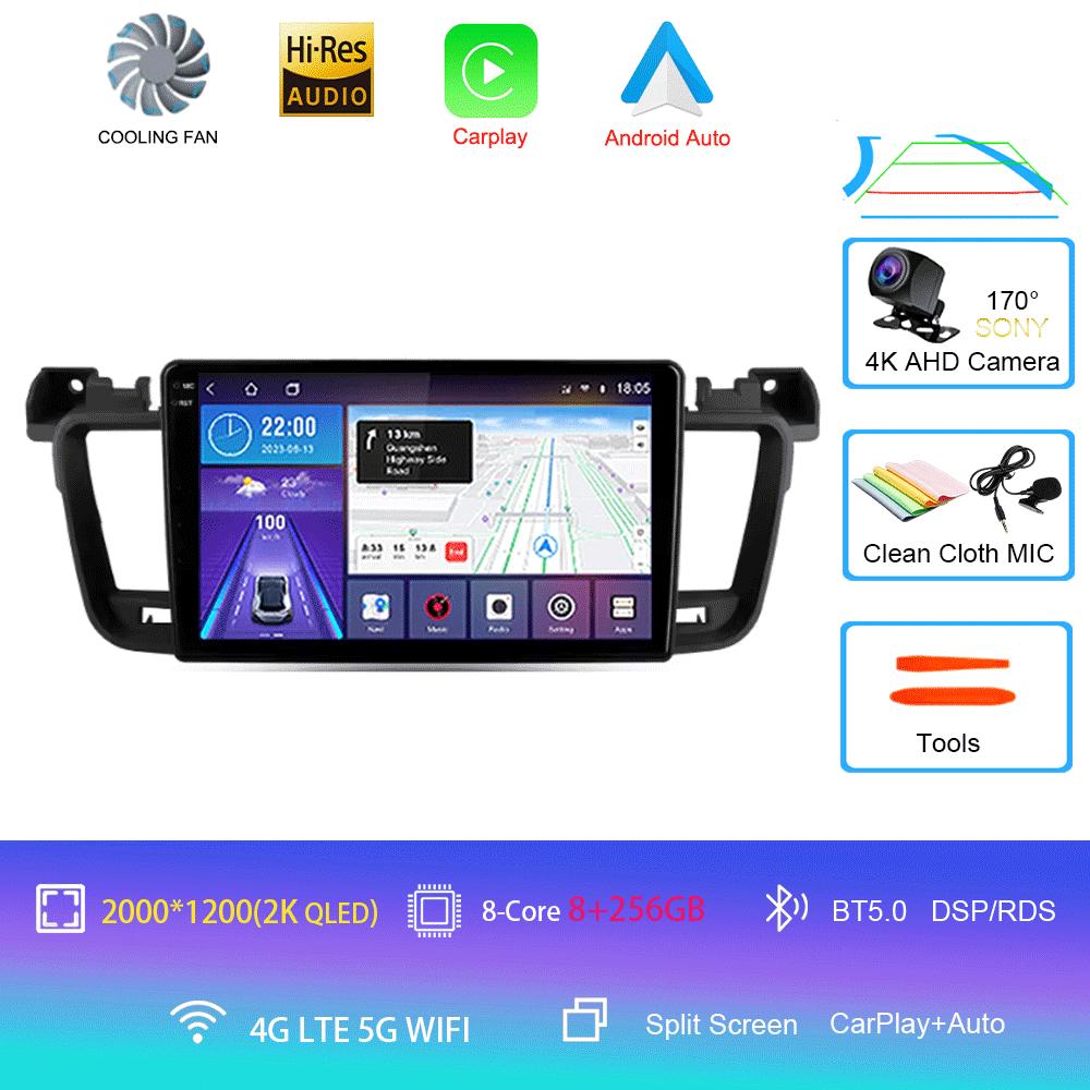 Android 14 For Peugeot 508 2011 - 2018 Car Radio Multimedia Video Player Navigation GPS No 2din 2 Din DVD