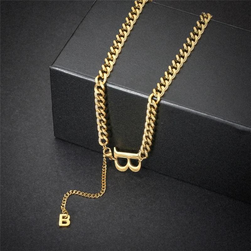 New Fashion Women Pendant Necklaces Fine Double Link Chain Metal Skeleton Monster Necklace Punk Jewelry Party Gift