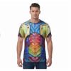 Psychedelic Fractal 3D Print Men Tee Colorful Abstract Crew Neck Casual Shirts Multi Styles