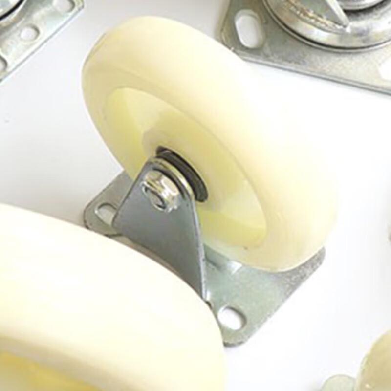 Haisidike HKZ-22 White Heavy-Duty Nylon Industrial Caster Wheel