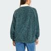 Adidas Originals FW25 Boucle Loose Fit Striped Long Sleeve Polo Shirt Women tops KS7790