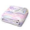 Super Soft Blanket Kids Picnic Galaxy Sunglasses  Throw Blanket  Flannel Bedspread For Couch Bed Graphic Sofa Bed Cover