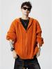 Pull à capuche en maille torsadée unisexe - Style décontracté pour le printemps et l'automne
