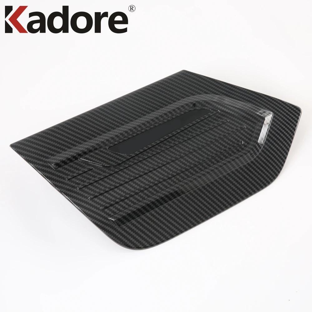 For Honda Fit Jazz Carbon Fiber Car Fuel Gas Tank Cover Trim Oil Filler Cap Overlay Accessories