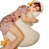 Internet Celebrity Big White Goose Throw Pillow Long Pillow Girl Sleeping Bed Pillow Super Soft Cute Plush Doll Pillow Bedside