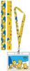 The Simpsons Wide Neck Strap Yellow