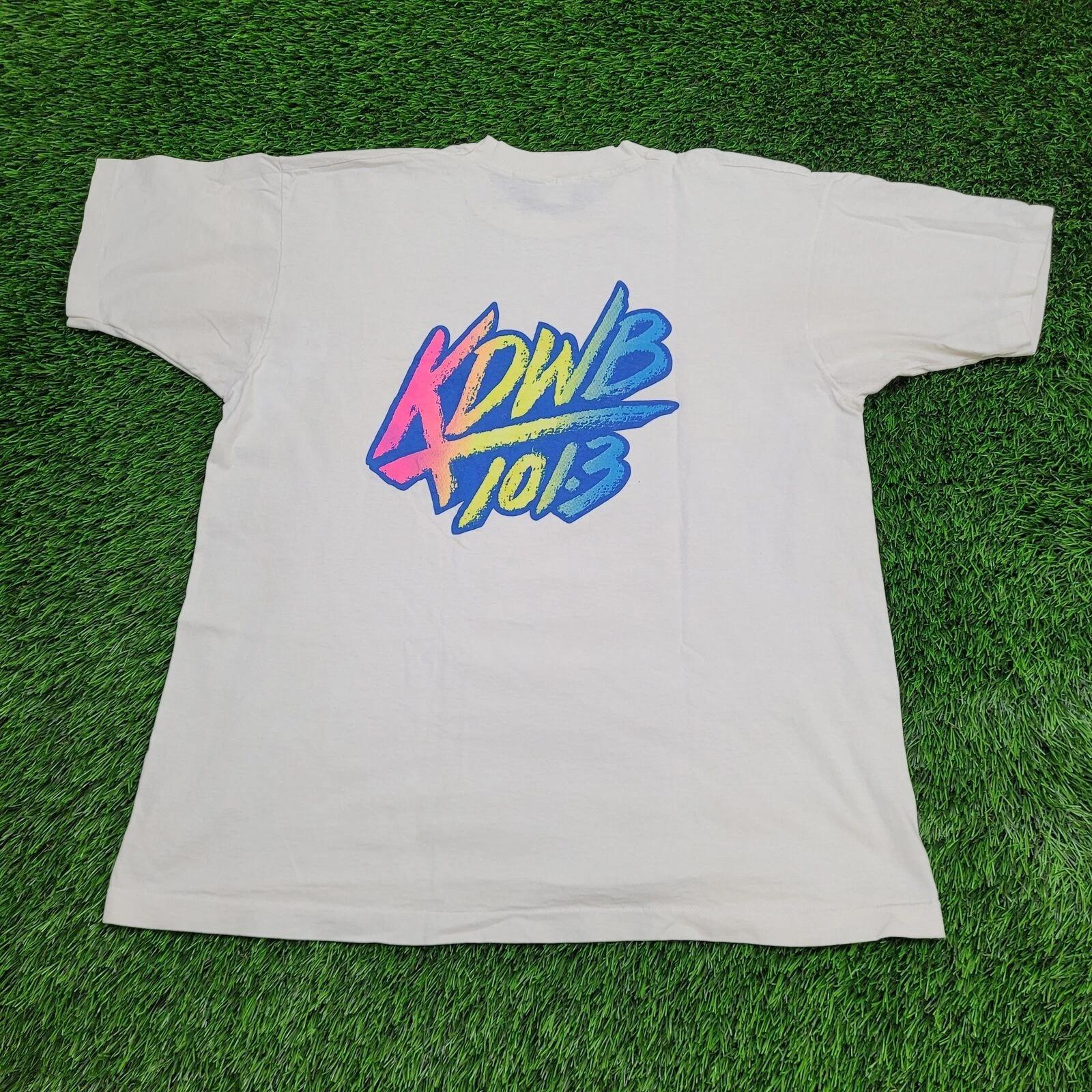 Vintage Fruit-Of-The-Loom Radio Shirt XL 23x27 KDWB 101.3 4XL