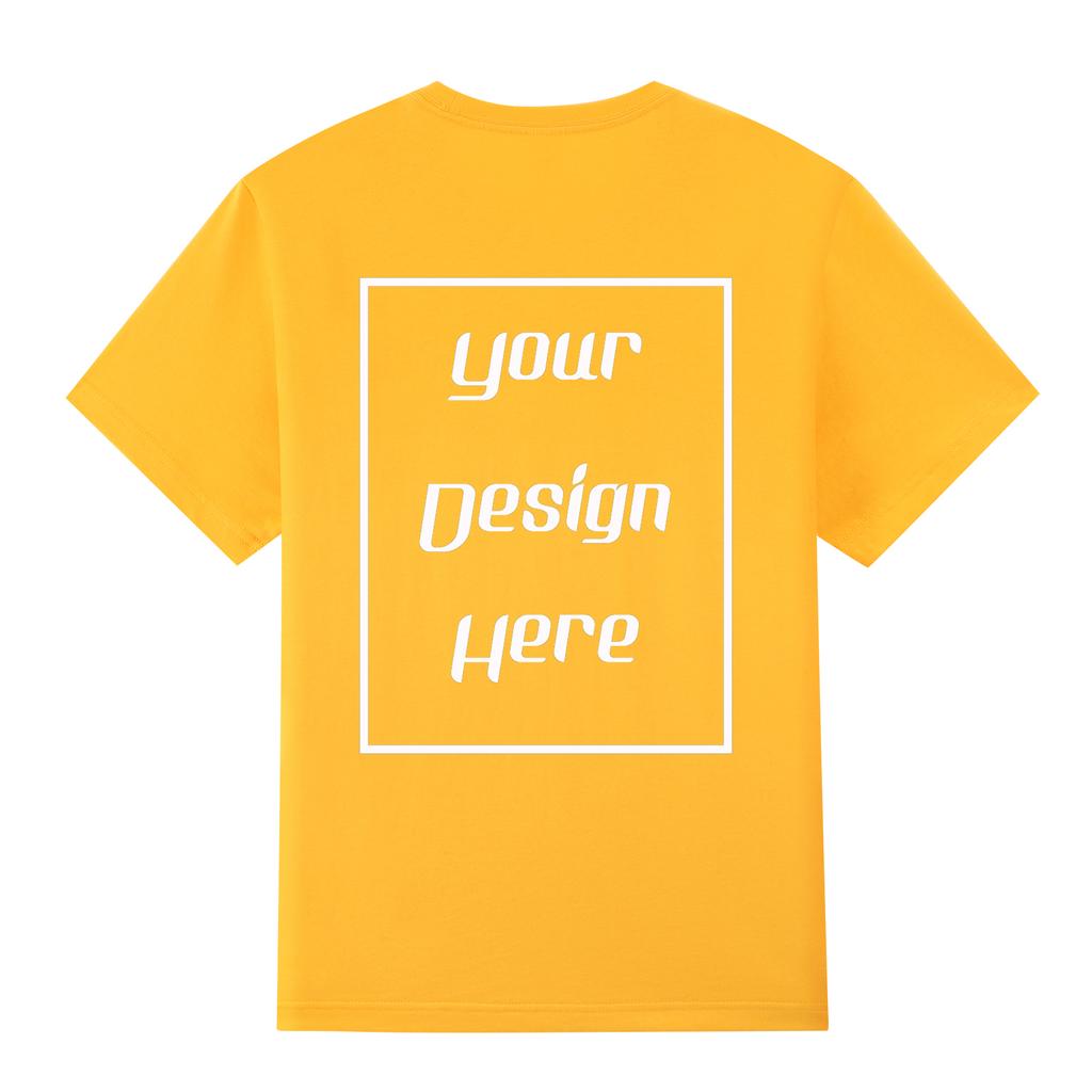 Streetwear Customized Pattern Print T-Shirt Harajuku Casual O Neck Short Sleeves Men Women Cotton T-Shirt