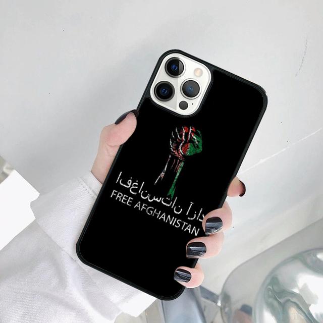 I Love Afghanistan Flag Phone Case Cover For iPhone 17 Air 15 16 14 11 12 13 Pro MAX Plus