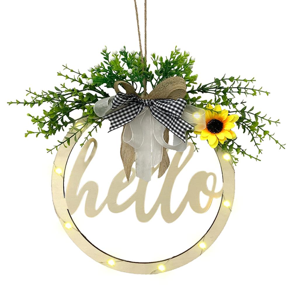 Welcome Door Hanger Door Decoration Door Wreath Front Door Wreath Decor