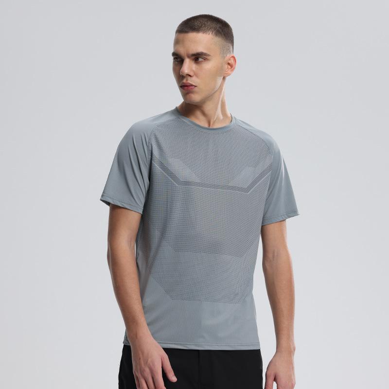Herren Outdoor Sport Digitaldruck T-Shirt leicht atmungsaktiv feuchtigkeitsabsorbierend Herren Rundhals schnell trocknend Kurzarm
