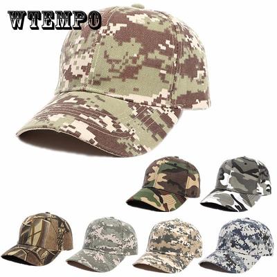Kamuflaj Desenli Askeri Eğitim Şapkası, Unisex Güneş Korumalı Snapback Günlük Ayarlanabilir Spor Beyzbol Şapkası Dış Mekan İçin
