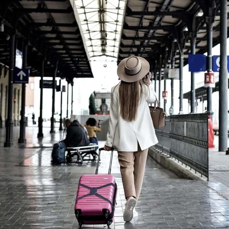 Multi Color Polyester Suitcase Fasteners Adjustable Buckles Tie Down Strap For Luggage Organization During Travel