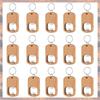 2025 Trend 15 Pack Bottle Opener Blank Wooden Keychain Blanks For Laser Engraving Wood Bottle Openers Bulk Key Chains Engraved K